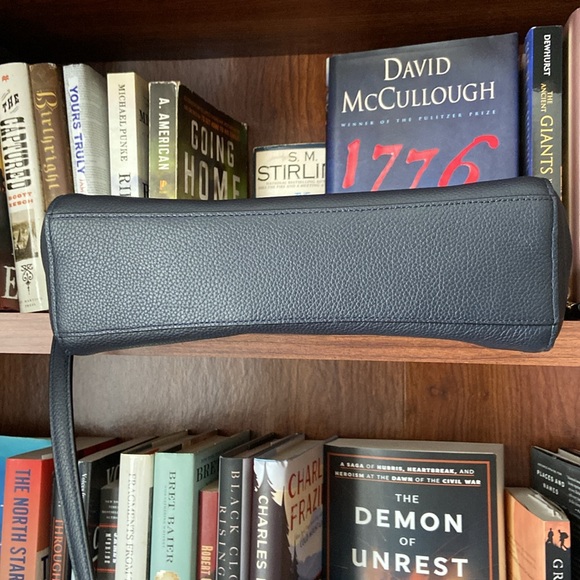 NWOT Coach Prairie Satchel Navy Midnight Leather Crossbody Handbag Purse - Picture 13 of 16